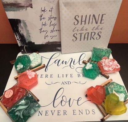 Bees Hearts & Flowers Soaps